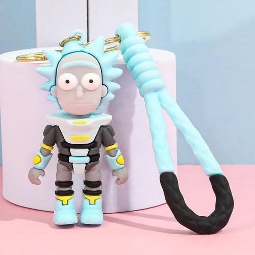 Rick and Morty Space Suit Keychain