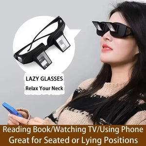 Gravity Defying Horizontal Reading Glasses