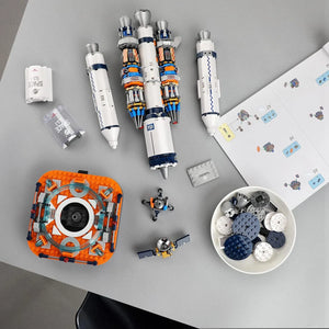 Astro-Launch Cosmic Rocket Building Blocks (863 pcs)
