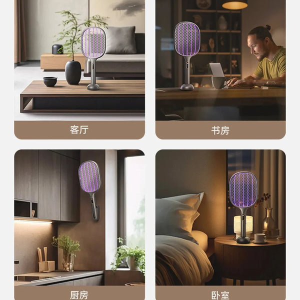 Qualitell S2W Dual-Frequency Mosquito Racket