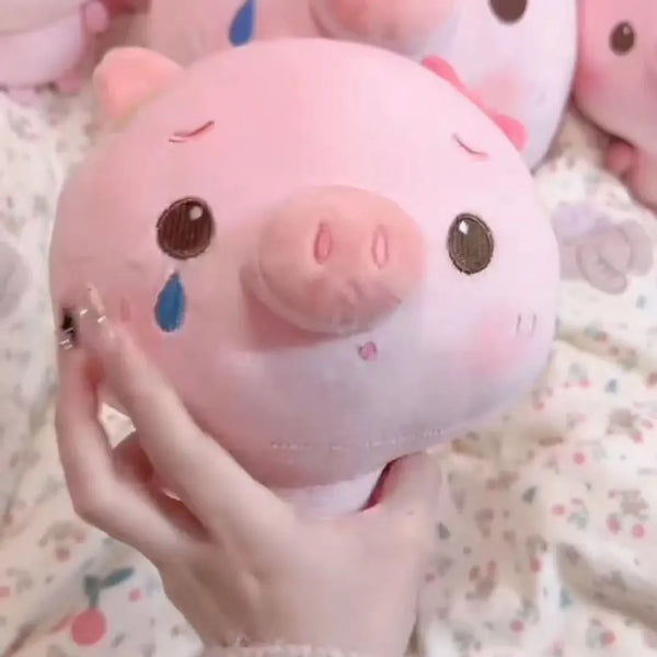 Kawaii Kuku Pink Piglet Plush