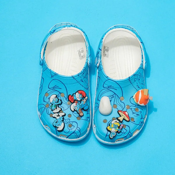 Smurfs Retro Blue Heritage Clogs