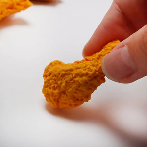 Fried Chicken Simulation Eraser (Set of 8)
