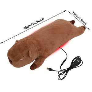Relaxing Capybara Shaped Heating Belt