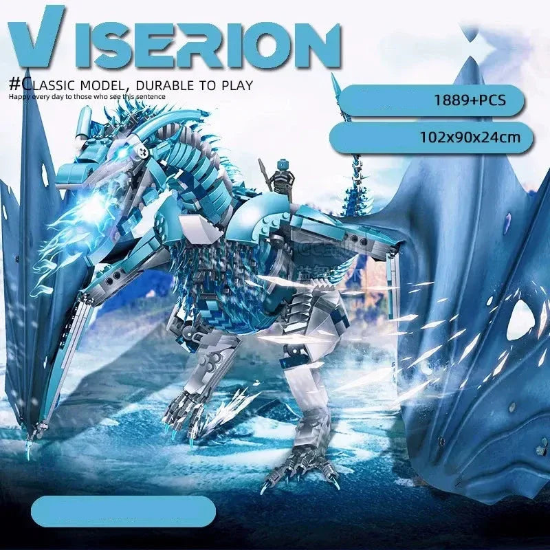 GoT Ice Dragon Building Blocks (1889 Pcs)