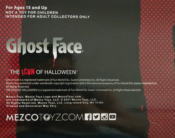 Mezco Toys Scream Ghost Face Luxury Roto Figure