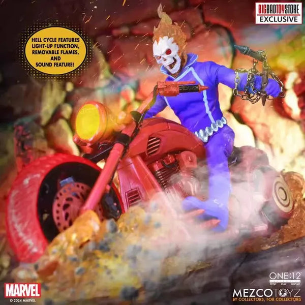 Mezco Ghost Rider Comic Color Variant Figure