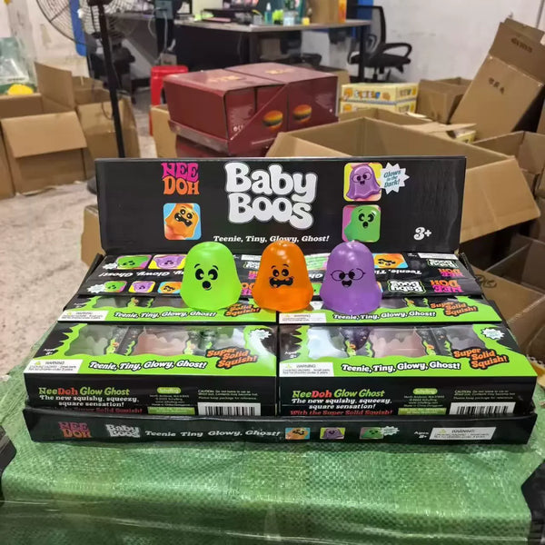 NeeDoh Baby Boos Teenie Tiny Glowy Ghost Squishies