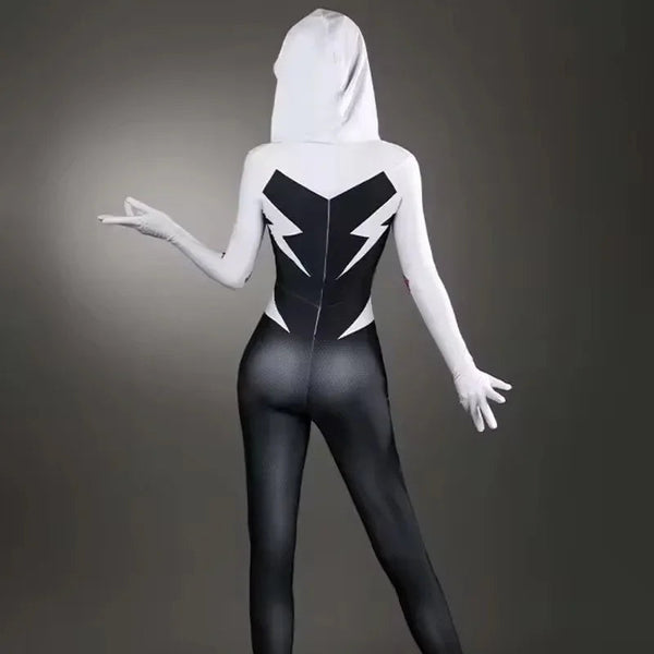 Spider Gwen Anime Full Body Costume