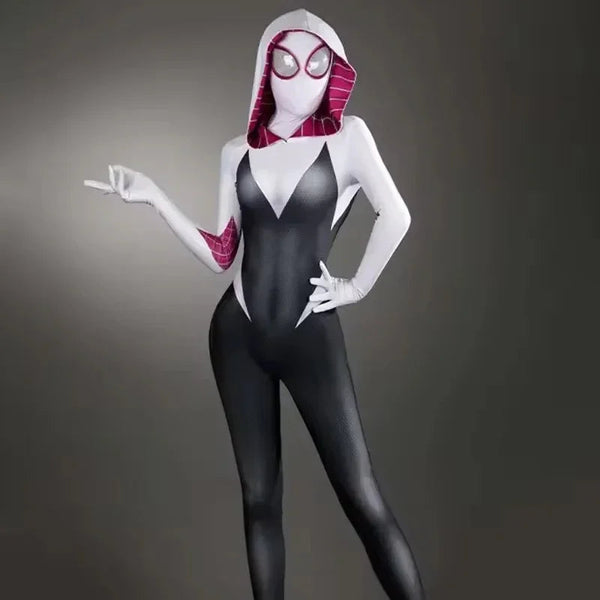 Spider Gwen Anime Full Body Costume