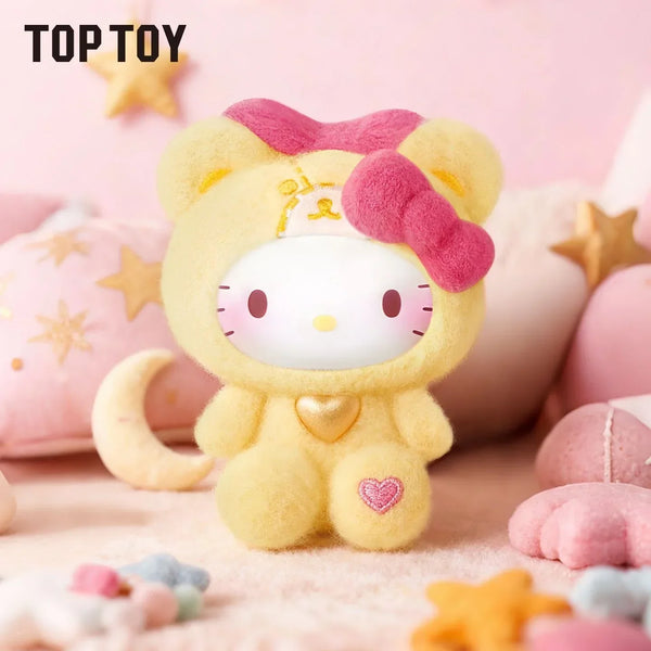 Hello Kitty Teddy Pajamas Plush Keychain - Bear Hugs