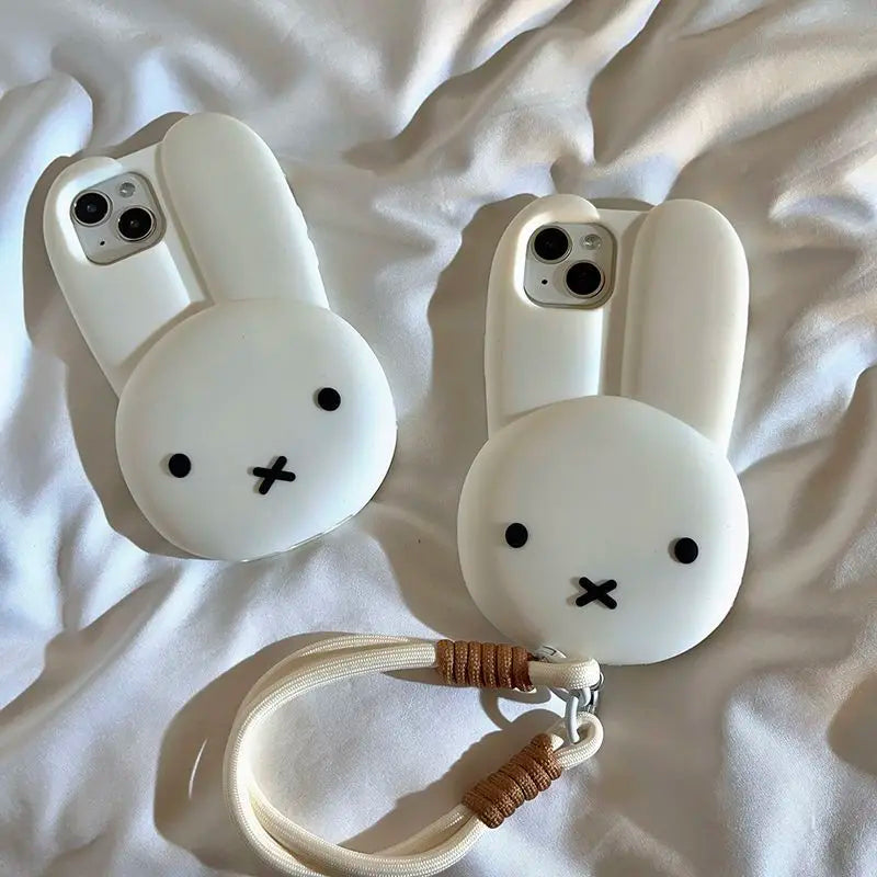 Miffy Bunny Lanyard Case (For iPhones)