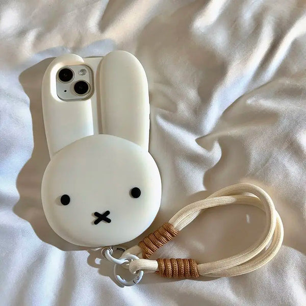 Miffy Bunny Lanyard Case (For iPhones)