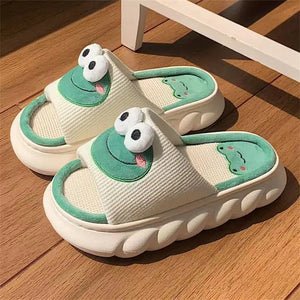 Kawaii Frog Anti-Slip Indoor Slippers
