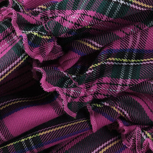 Kawaii Princess Plaid Skirt - Pink College Cutie - Bear Hugs