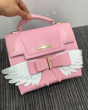 Kawaii Wings Crossbody Hand Bag - Bear Hugs