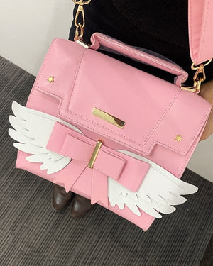 Kawaii Wings Crossbody Hand Bag - Bear Hugs