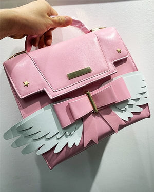 Kawaii Wings Crossbody Hand Bag - Bear Hugs