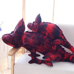 Brown & Red Chameleon Plush - Bear Hugs