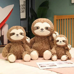 Cocoa and Boo the Fluffy Sloth Plushie - Bear Hugs