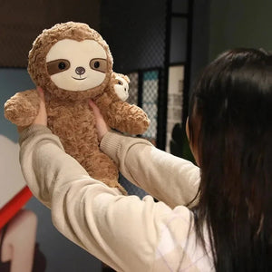 Cocoa and Boo the Fluffy Sloth Plushie - Bear Hugs