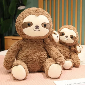 Cocoa and Boo the Fluffy Sloth Plushie - Bear Hugs