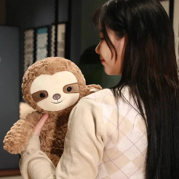Cocoa and Boo the Fluffy Sloth Plushie - Bear Hugs