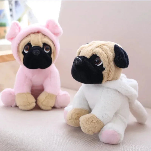 Family of Pug Plushies - Bear Hugs