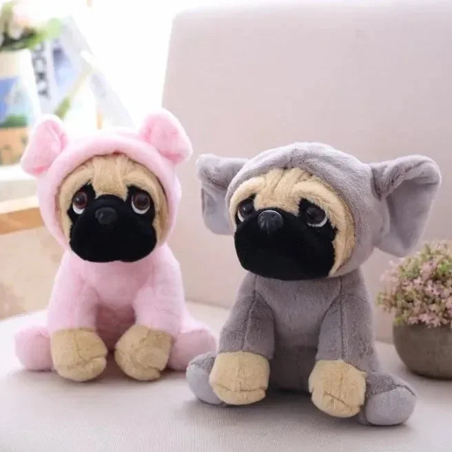 Family of Pug Plushies - Bear Hugs