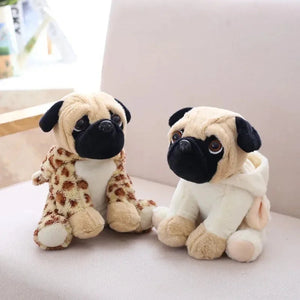 Family of Pug Plushies - Bear Hugs