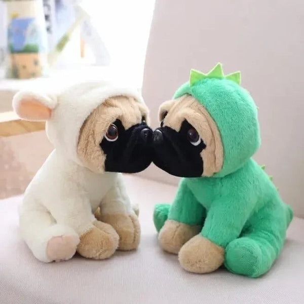 Family of Pug Plushies - Bear Hugs