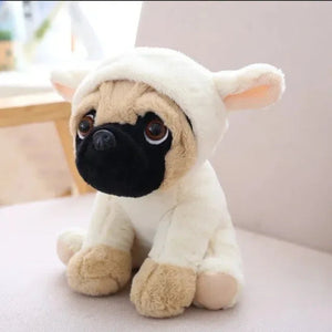 Cosplay Pug Plushie (20 cm)