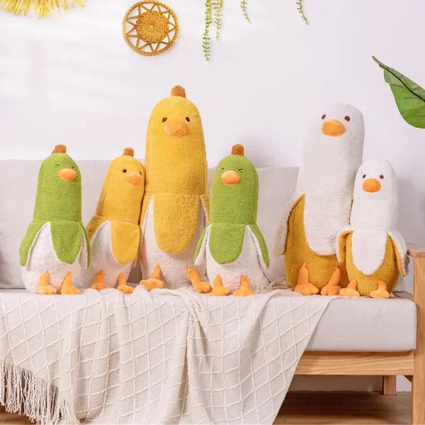 Fluffy Banana Duck Crew Plushies - Bear Hugs