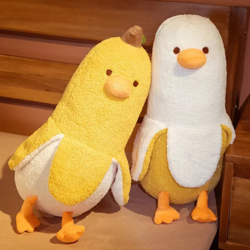 Fluffy Banana Duck Crew Plushies - Bear Hugs