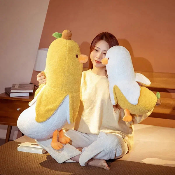 Fluffy Banana Duck Crew Plushies - Bear Hugs
