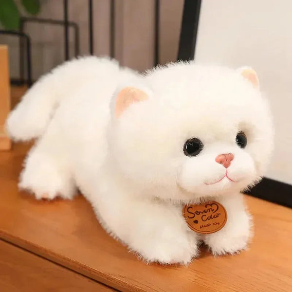 Fluffy Kitten Squad Laying Plushies - Bear Hugs