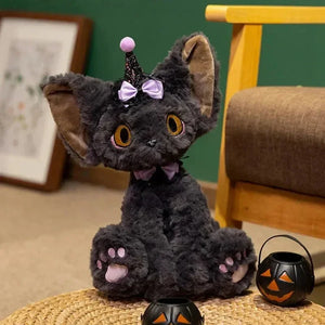 Midnight Magic Black Cat Plushie (30 cm)