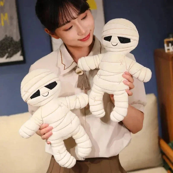 Halloween Pumpkin Mummy Skull Bone Plushies - Bear Hugs