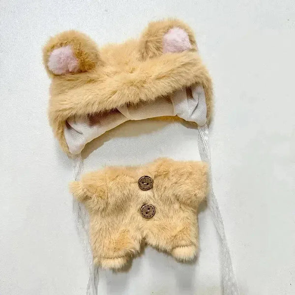 Handmade Bear Costume Labubu Outfit - Bear Hugs