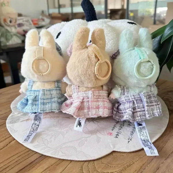 Handmade Labubu Heart Dress Outfit with Accessories - Bear Hugs