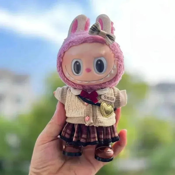 Handmade Labubu School Uniform Outfit