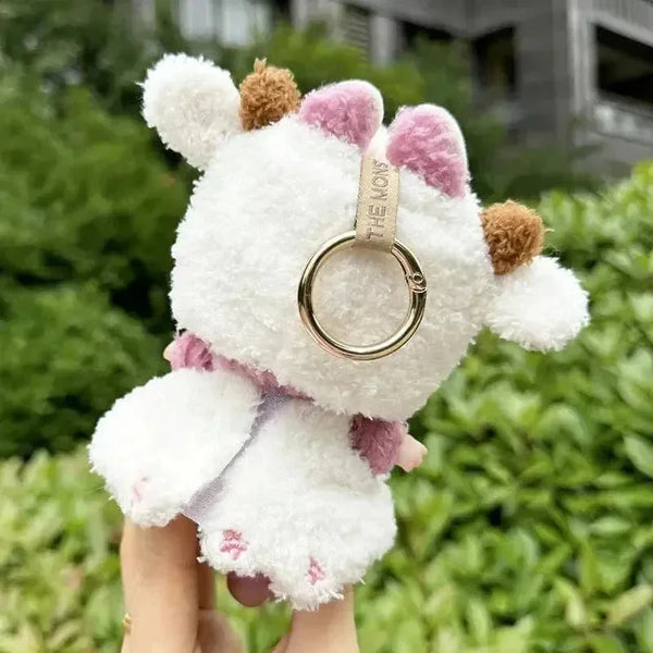 Handmade Labubu White Sheep Overalls Outfit - Bear Hugs