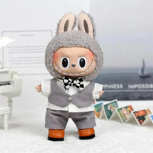 Handmade Wedding Marriage Couple Labubu Outfit - Bear Hugs