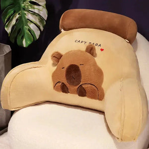 Huge Capybara Cushion Plush Backrest Seat - Bear Hugs