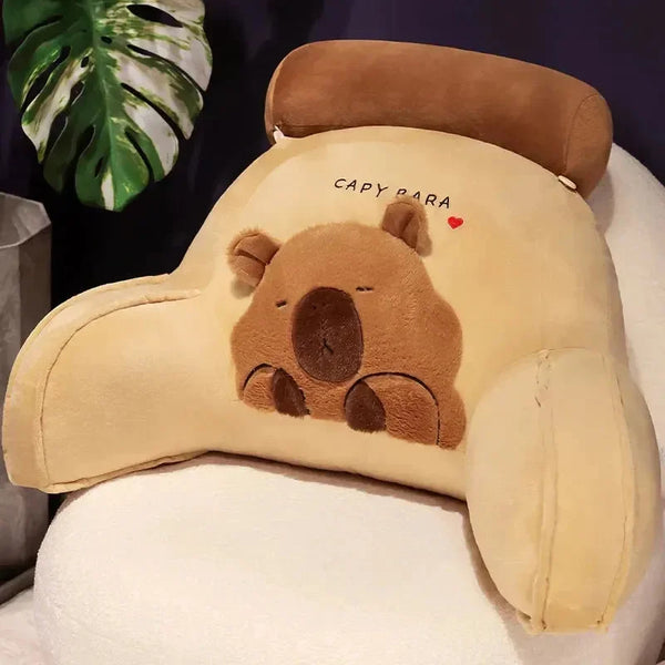 Huge Capybara Cushion Plush Backrest Seat - Bear Hugs