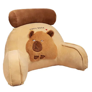 Huge Capybara Cushion Plush Backrest Seat - Bear Hugs