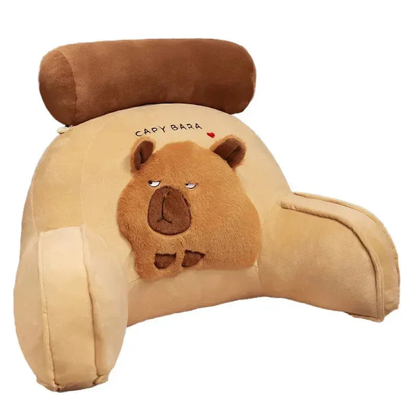 Huge Capybara Cushion Plush Backrest Seat - Bear Hugs