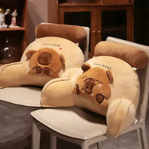 Huge Capybara Cushion Plush Backrest Seat - Bear Hugs