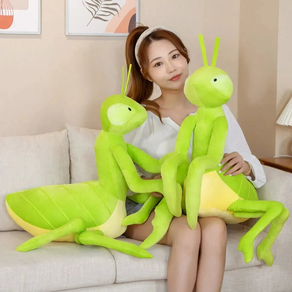 Kawaii Green Praying Mantis Plushie - Bear Hugs