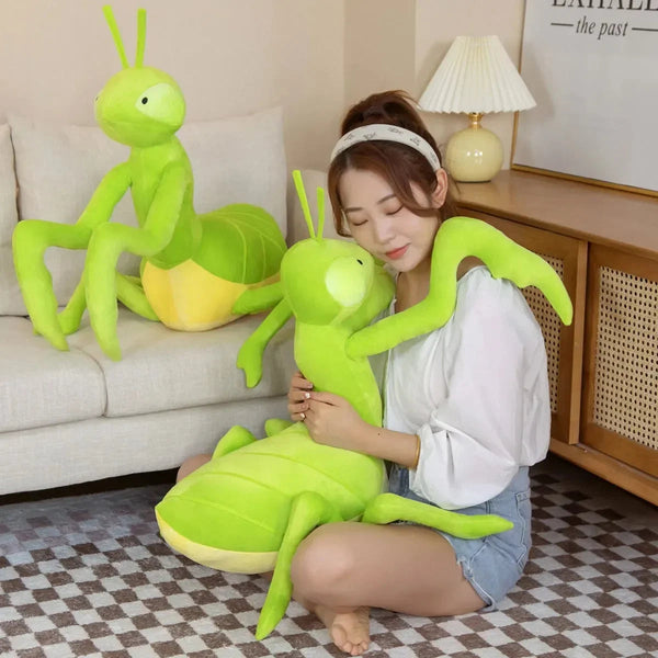 Kawaii Green Praying Mantis Plushie - Bear Hugs